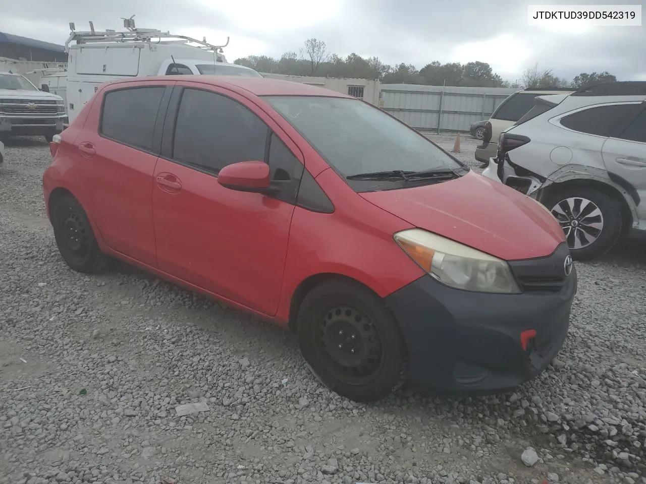 2013 Toyota Yaris VIN: JTDKTUD39DD542319 Lot: 77467484