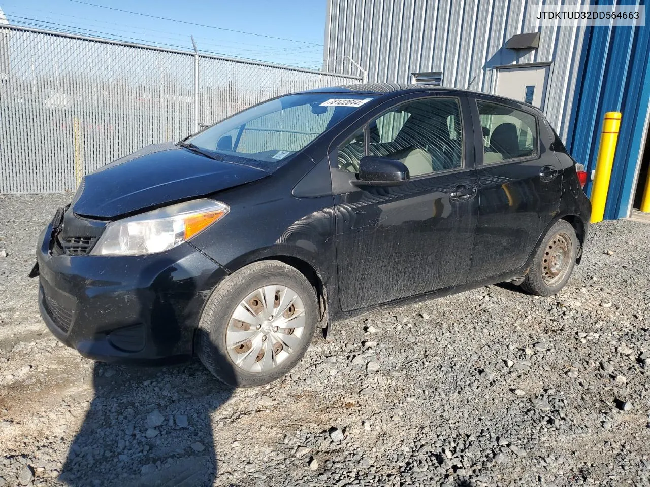 2013 Toyota Yaris VIN: JTDKTUD32DD564663 Lot: 78122644