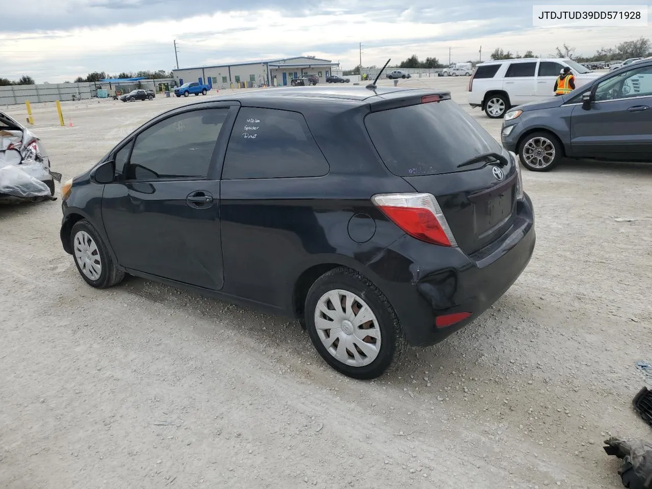 2013 Toyota Yaris VIN: JTDJTUD39DD571928 Lot: 78187364