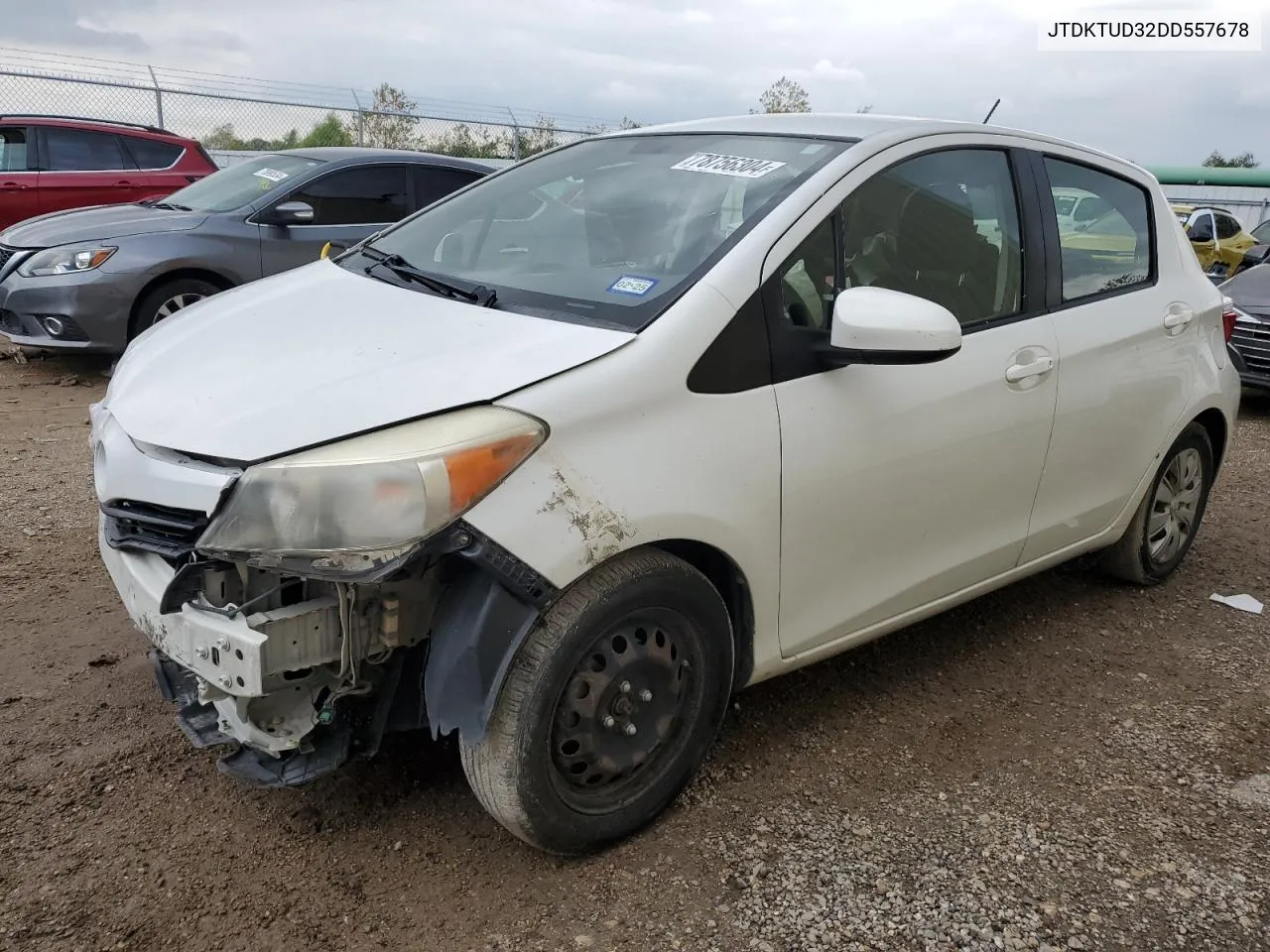 2013 Toyota Yaris VIN: JTDKTUD32DD557678 Lot: 78756304