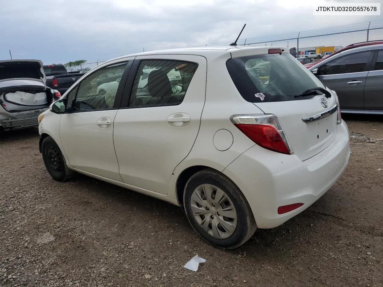 2013 Toyota Yaris VIN: JTDKTUD32DD557678 Lot: 78756304