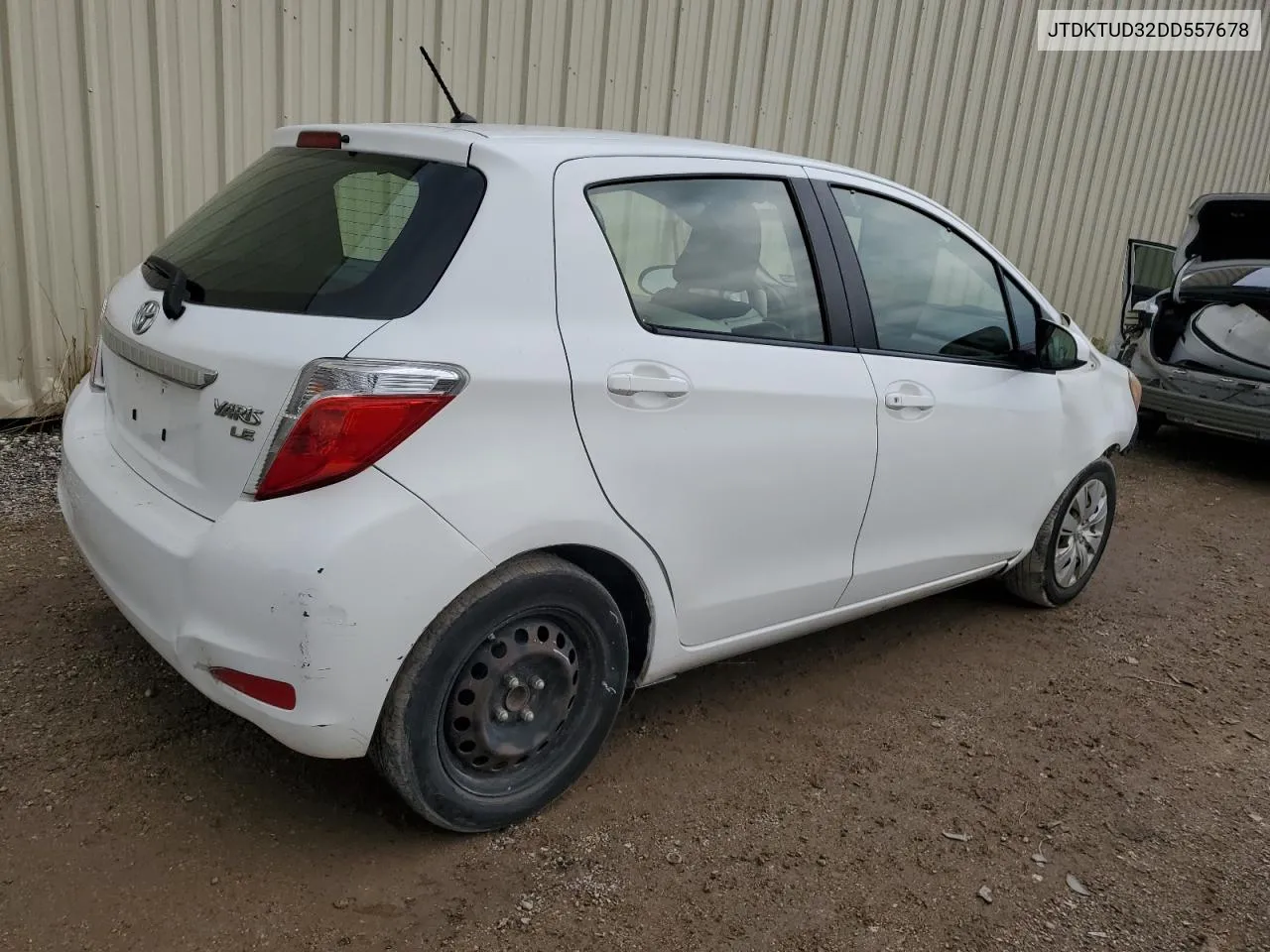 2013 Toyota Yaris VIN: JTDKTUD32DD557678 Lot: 78756304