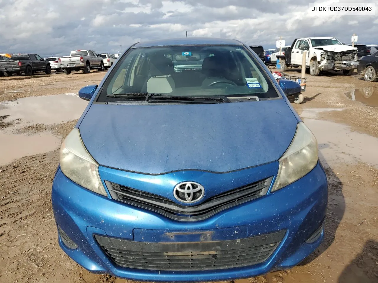 2013 Toyota Yaris VIN: JTDKTUD37DD549043 Lot: 79352204