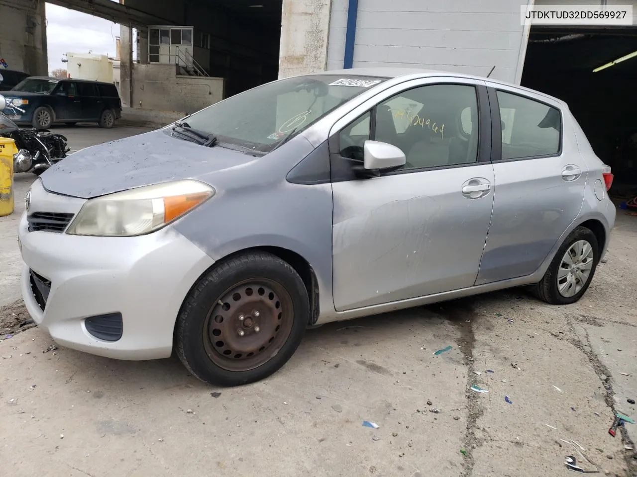 2013 Toyota Yaris VIN: JTDKTUD32DD569927 Lot: 79424964