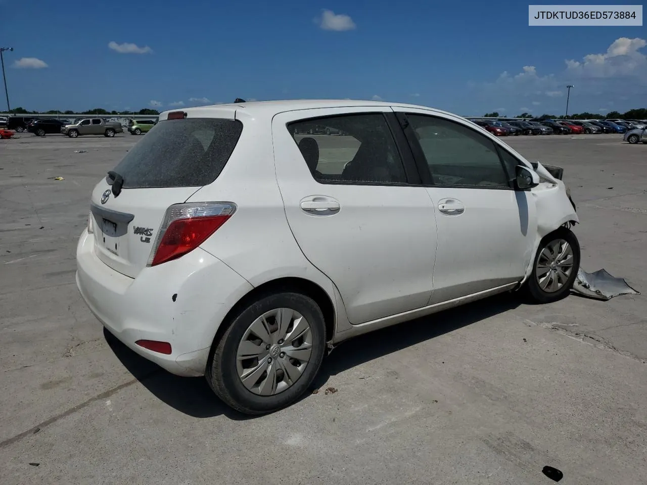 JTDKTUD36ED573884 2014 Toyota Yaris