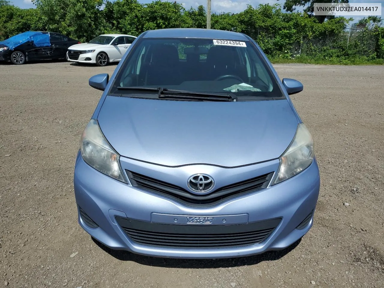 2014 Toyota Yaris VIN: VNKKTUD37EA014417 Lot: 63224394