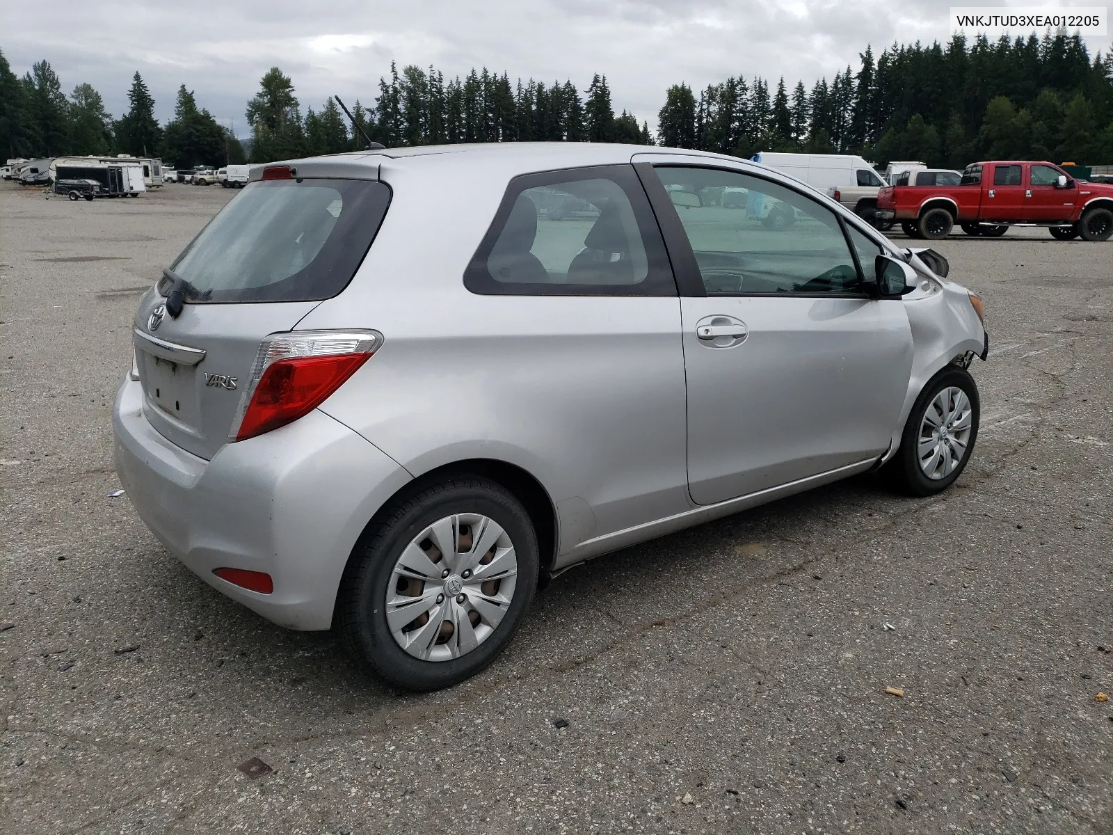 2014 Toyota Yaris VIN: VNKJTUD3XEA012205 Lot: 63711794