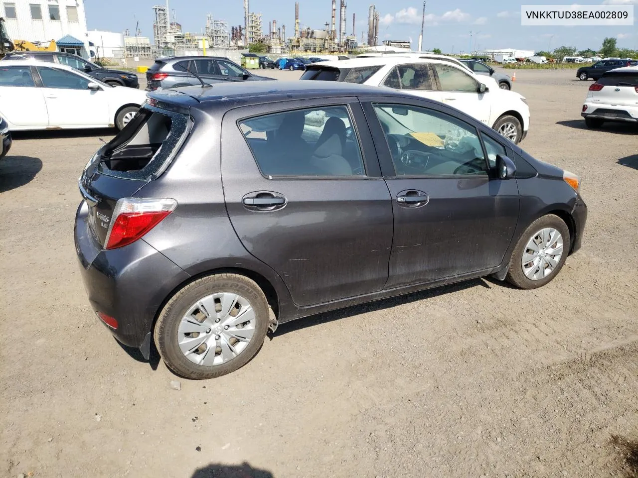 2014 Toyota Yaris VIN: VNKKTUD38EA002809 Lot: 68558504