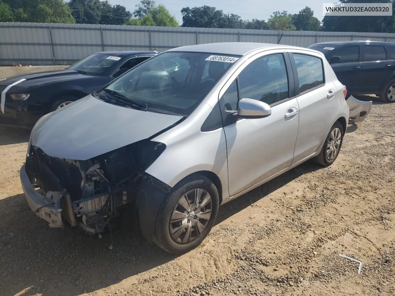 2014 Toyota Yaris VIN: VNKKTUD32EA005320 Lot: 68763014