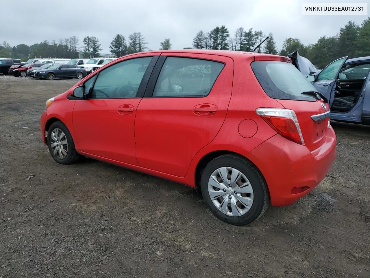 2014 Toyota Yaris VIN: VNKKTUD33EA012731 Lot: 69664794