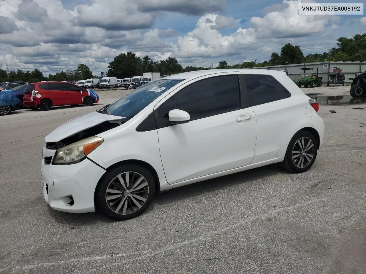 2014 Toyota Yaris VIN: VNKJTUD37EA008192 Lot: 70955594