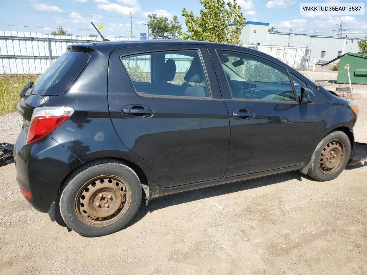 2014 Toyota Yaris VIN: VNKKTUD35EA013587 Lot: 71285534