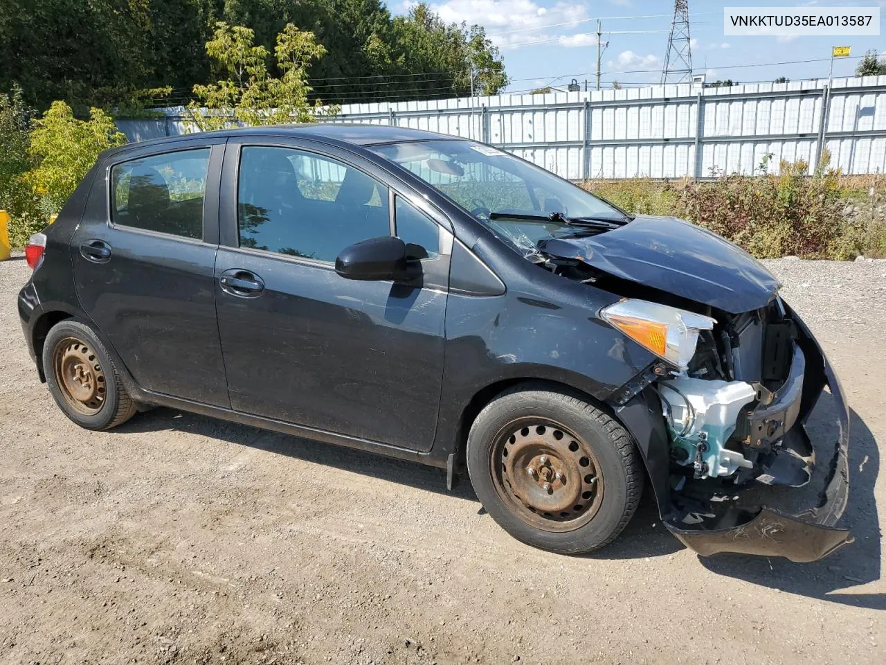 2014 Toyota Yaris VIN: VNKKTUD35EA013587 Lot: 71285534