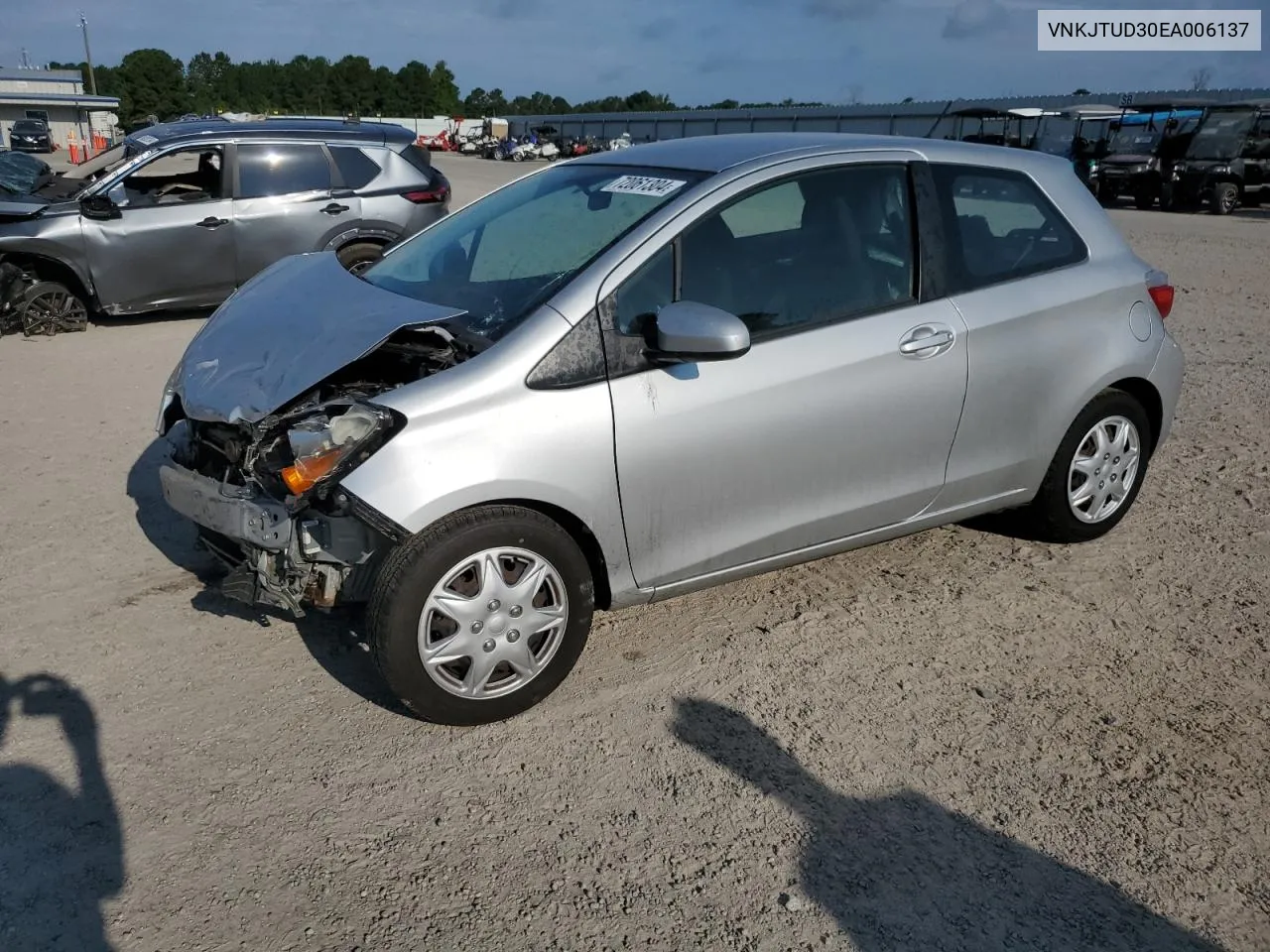 2014 Toyota Yaris VIN: VNKJTUD30EA006137 Lot: 72061304