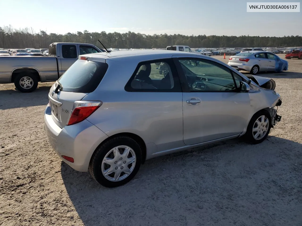 2014 Toyota Yaris VIN: VNKJTUD30EA006137 Lot: 72061304