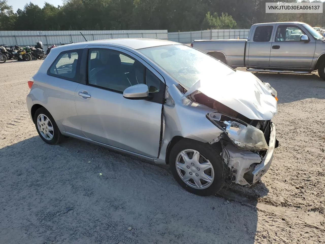 VNKJTUD30EA006137 2014 Toyota Yaris