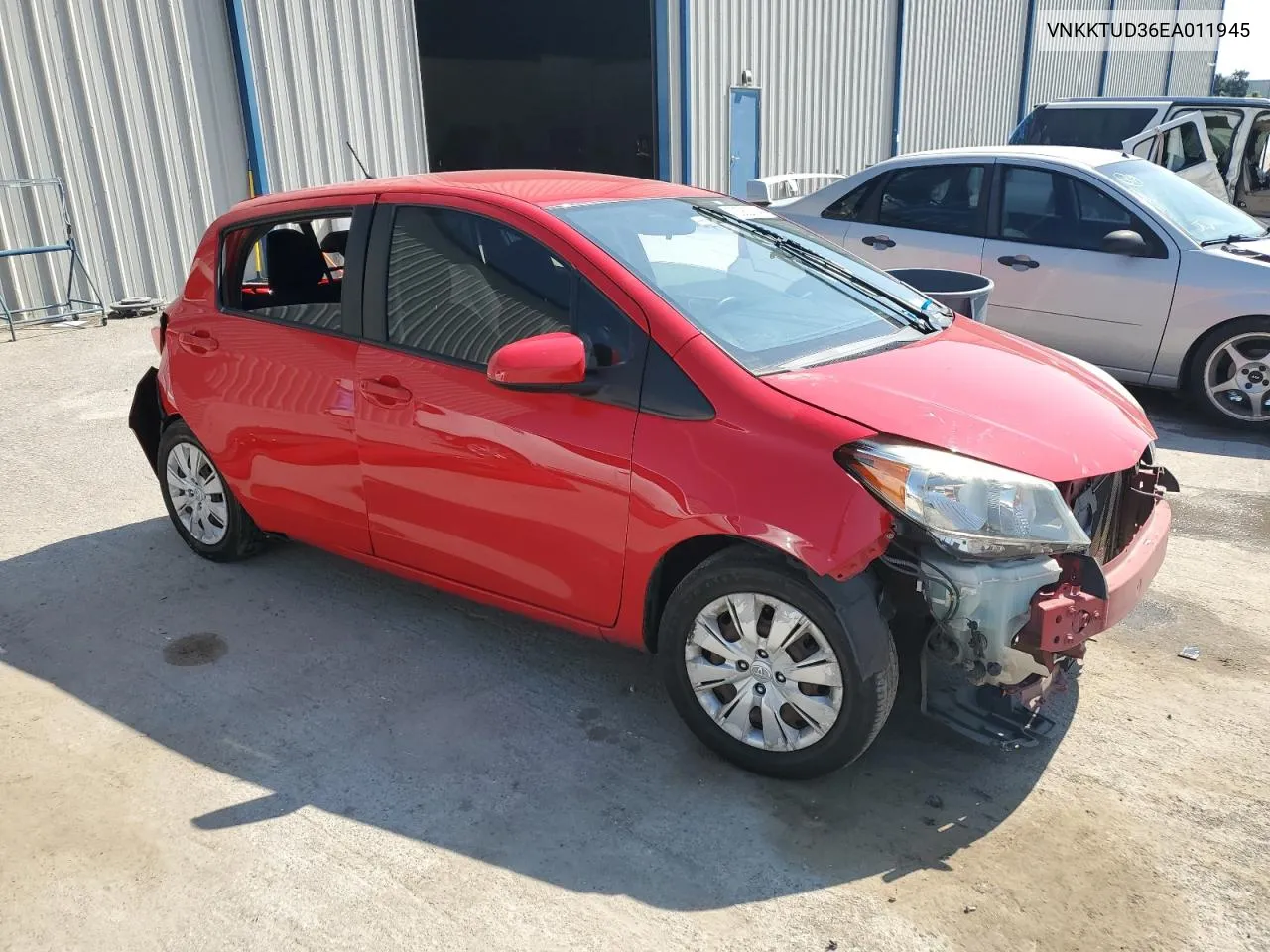 2014 Toyota Yaris VIN: VNKKTUD36EA011945 Lot: 72582334