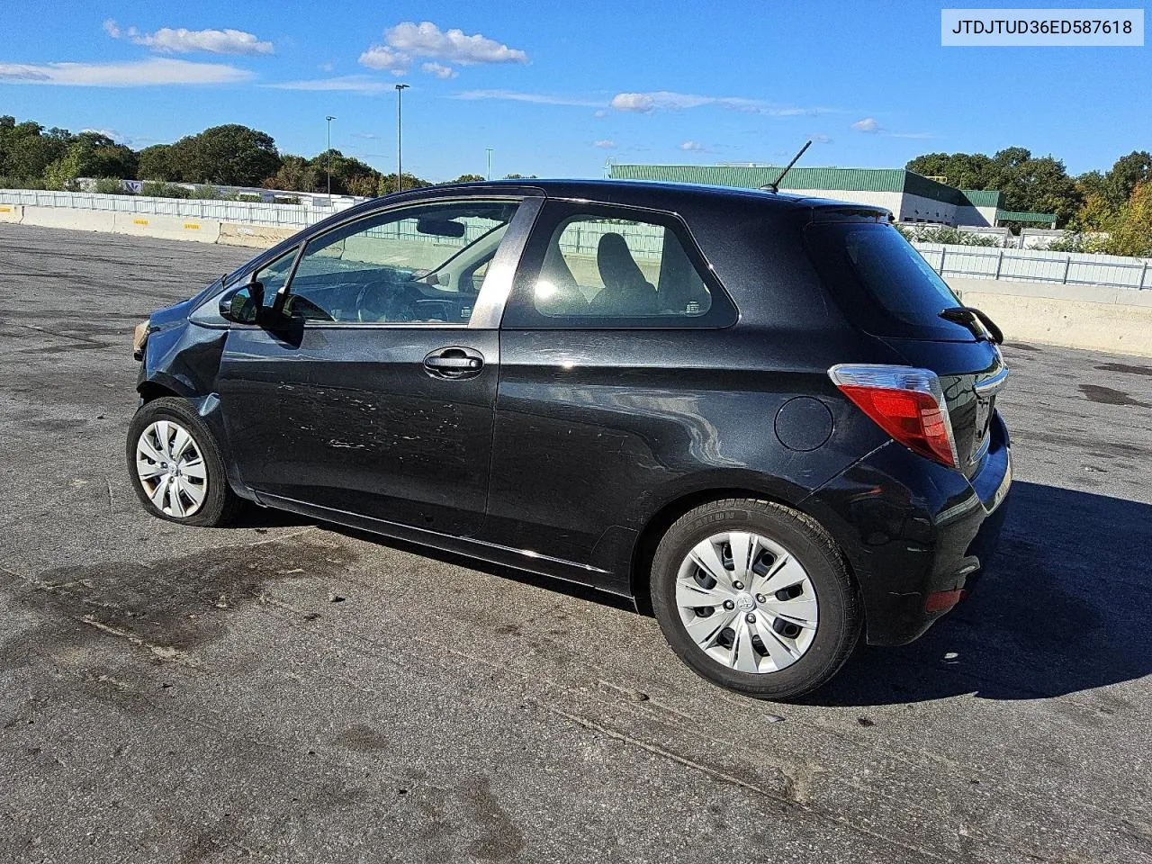 2014 Toyota Yaris VIN: JTDJTUD36ED587618 Lot: 74060464