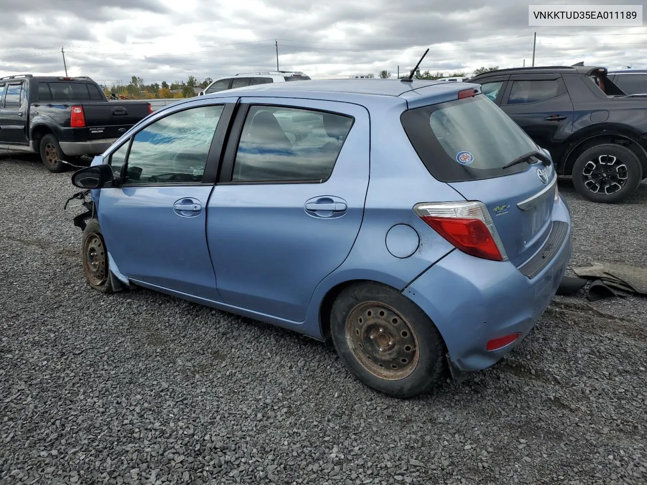 2014 Toyota Yaris VIN: VNKKTUD35EA011189 Lot: 74488924