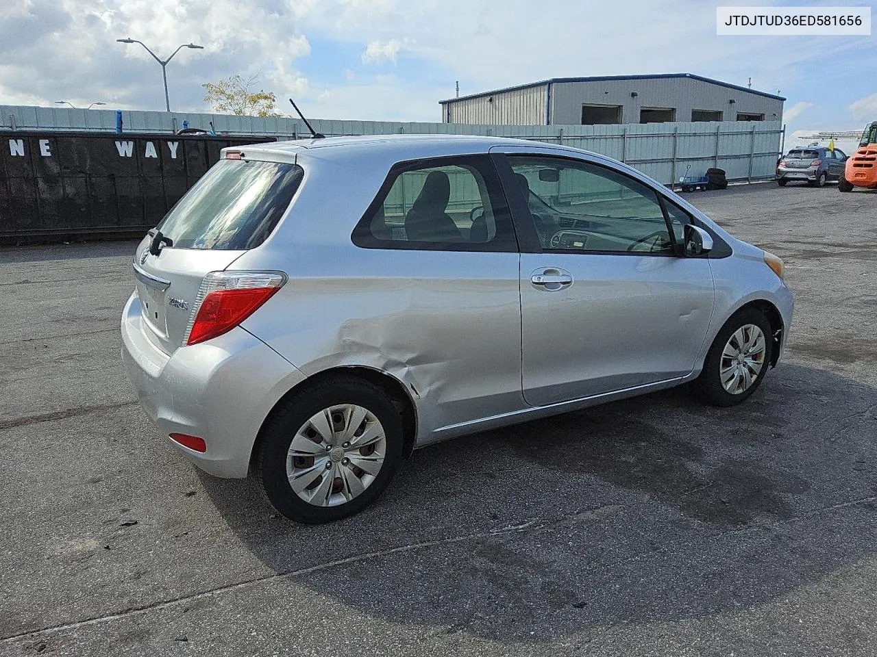 2014 Toyota Yaris VIN: JTDJTUD36ED581656 Lot: 74512234