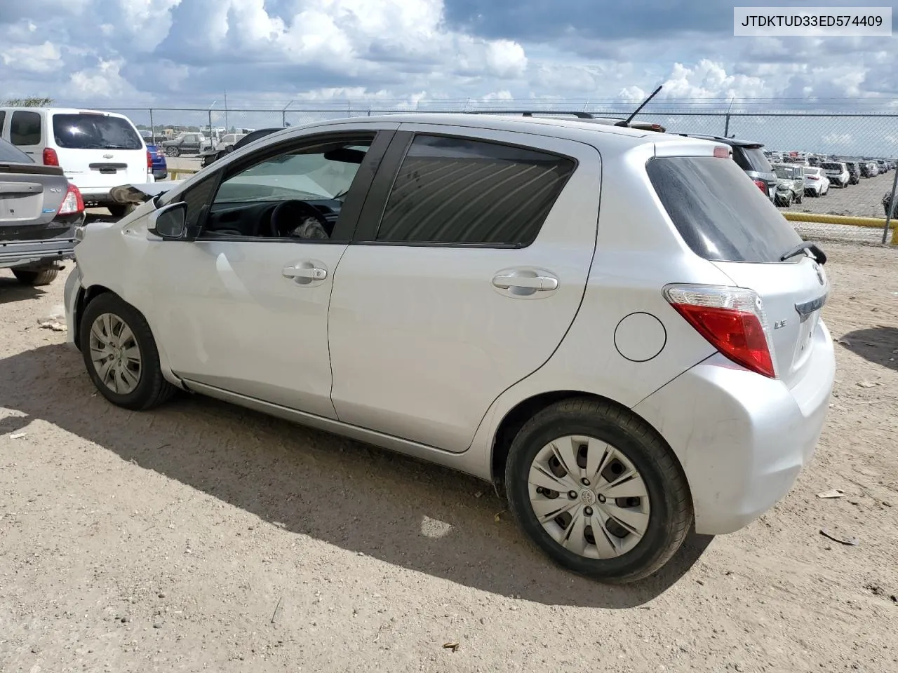 JTDKTUD33ED574409 2014 Toyota Yaris