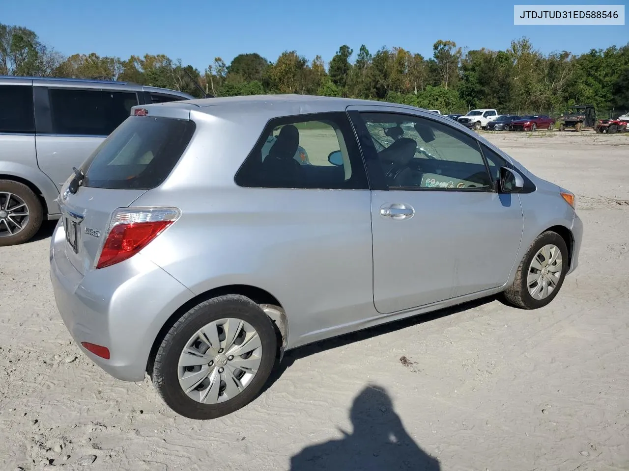 2014 Toyota Yaris VIN: JTDJTUD31ED588546 Lot: 74899274