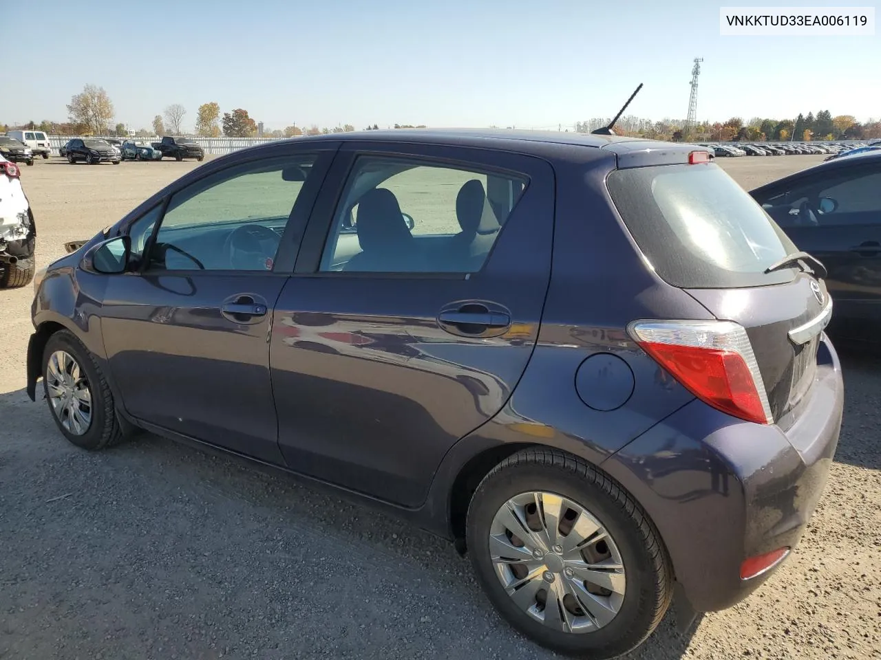 VNKKTUD33EA006119 2014 Toyota Yaris