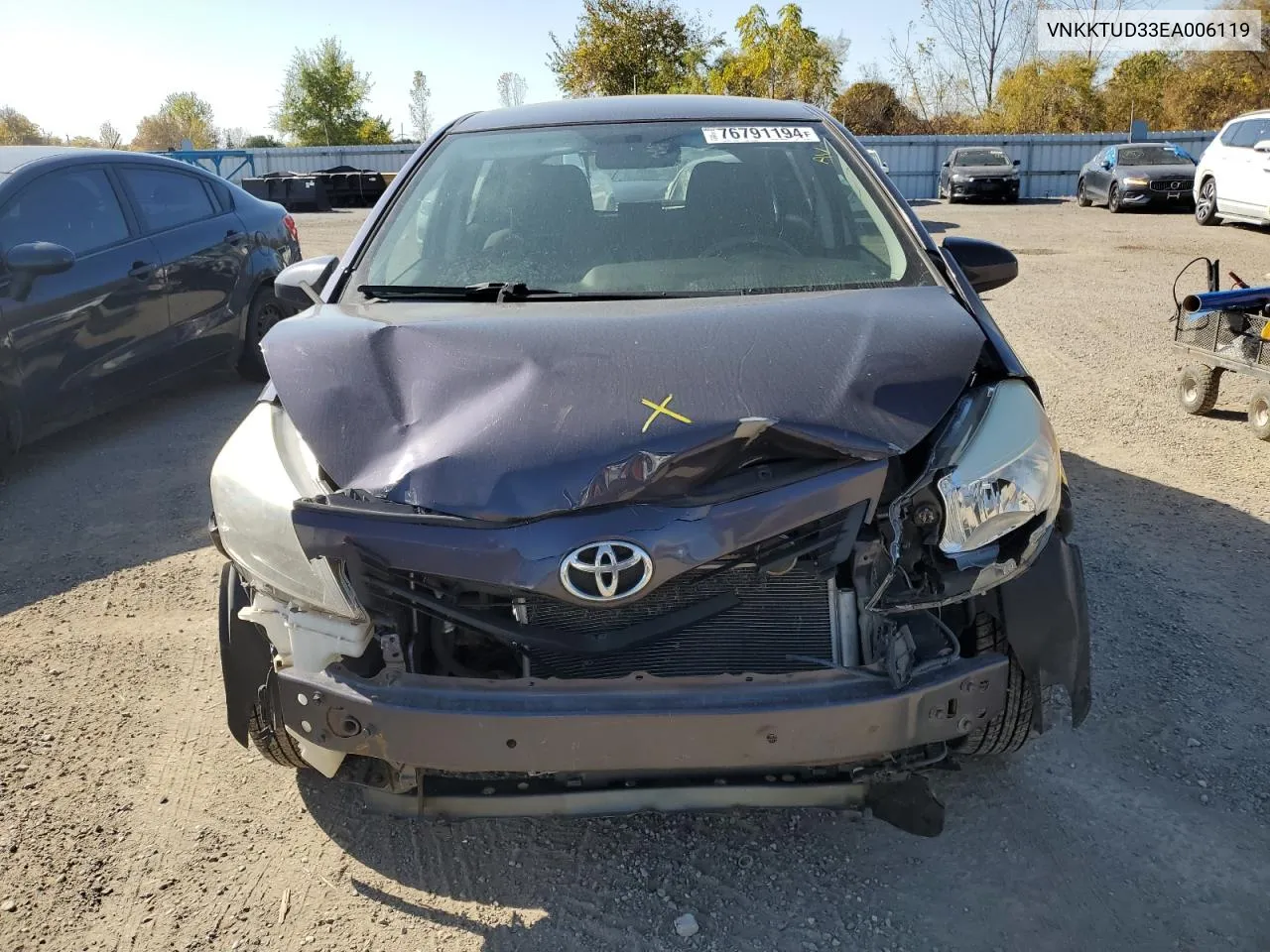 VNKKTUD33EA006119 2014 Toyota Yaris