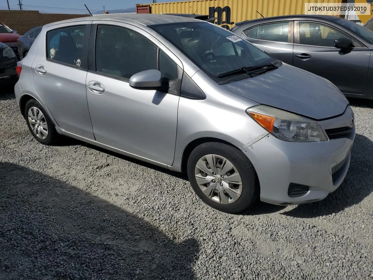 2014 Toyota Yaris VIN: JTDKTUD37ED592010 Lot: 77026414