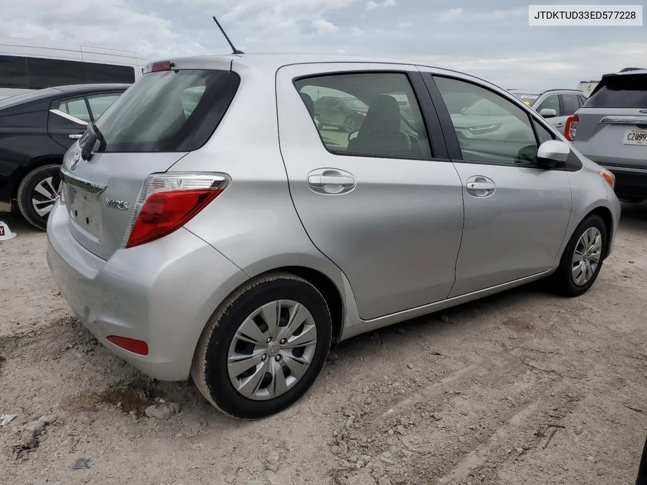 2014 Toyota Yaris VIN: JTDKTUD33ED577228 Lot: 78203474