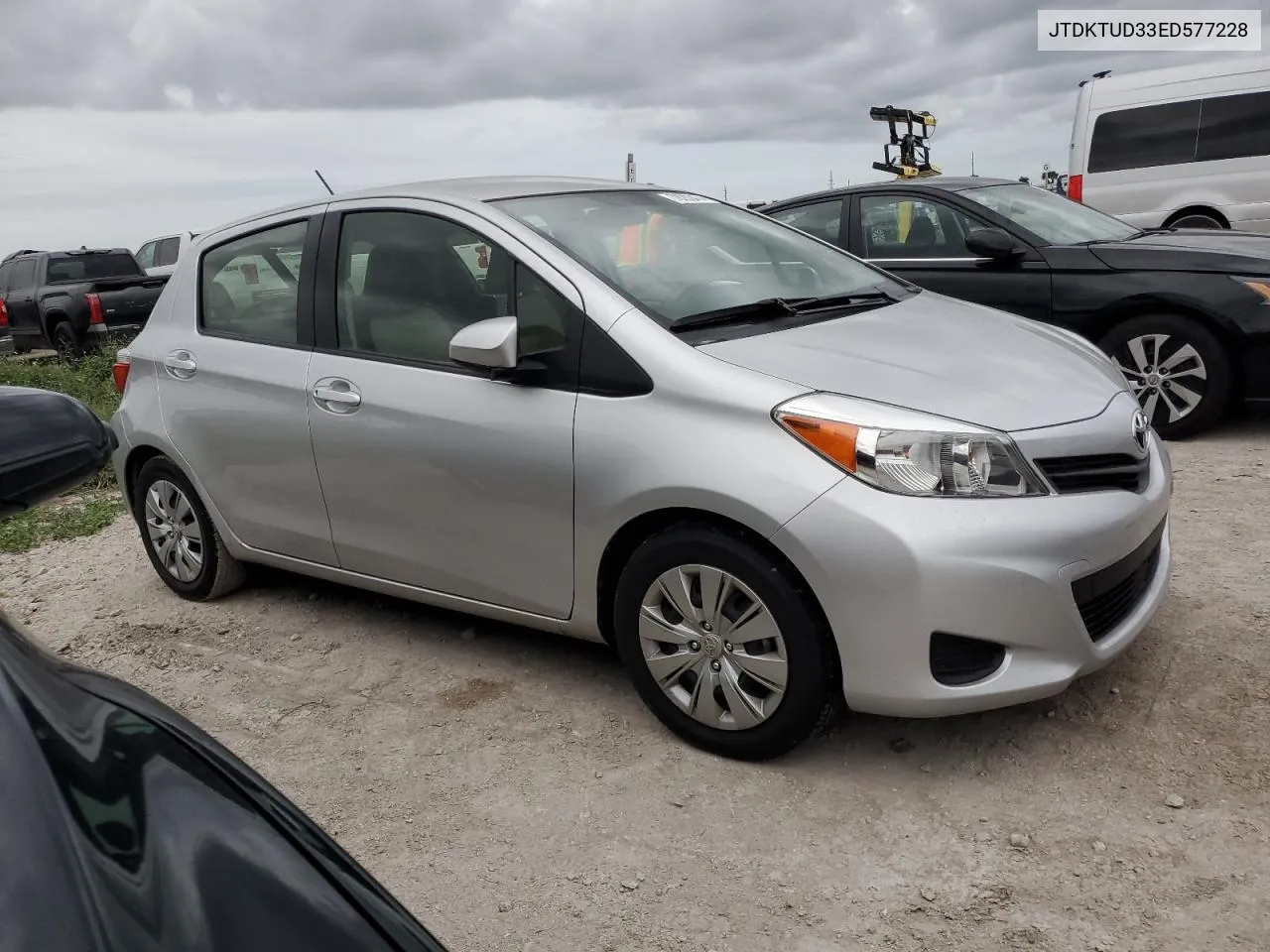 2014 Toyota Yaris VIN: JTDKTUD33ED577228 Lot: 78203474