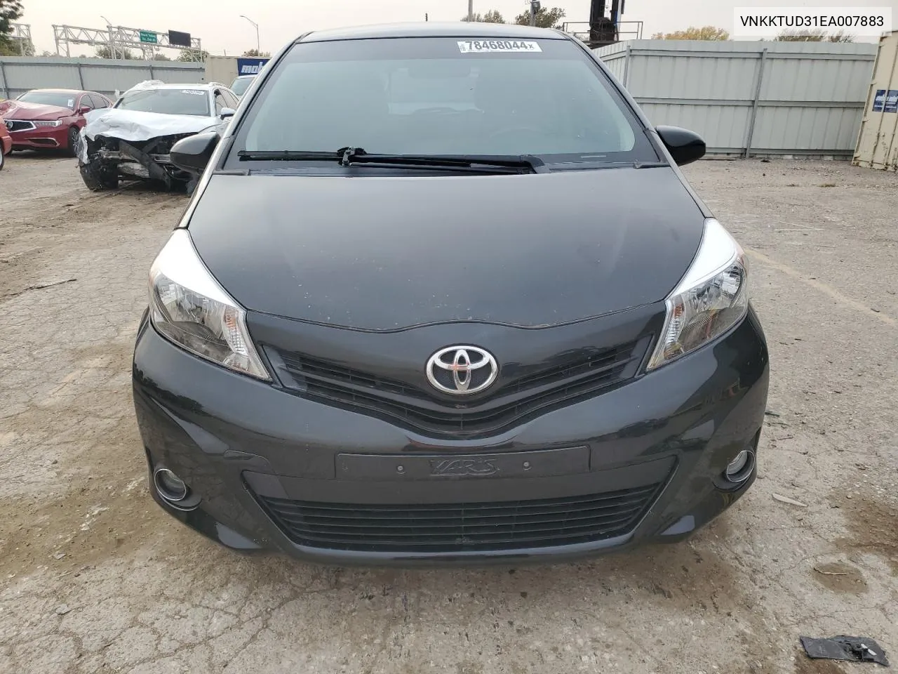 2014 Toyota Yaris VIN: VNKKTUD31EA007883 Lot: 78468044