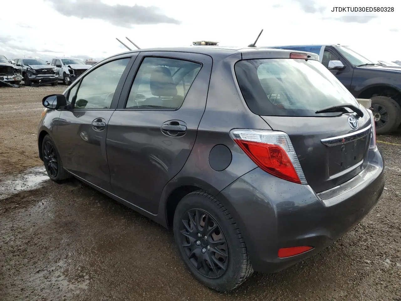 2014 Toyota Yaris VIN: JTDKTUD30ED580328 Lot: 78479184