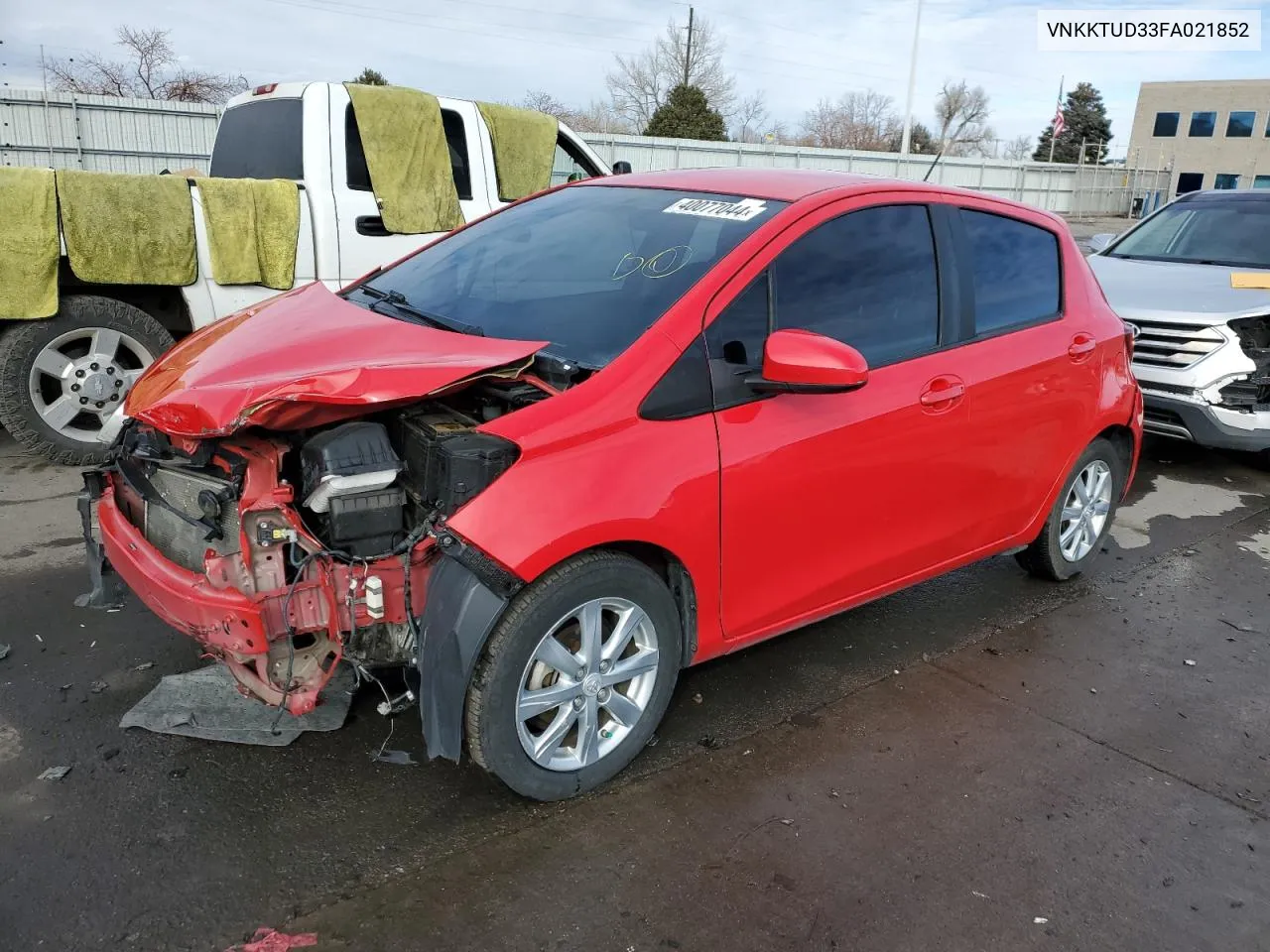 VNKKTUD33FA021852 2015 Toyota Yaris