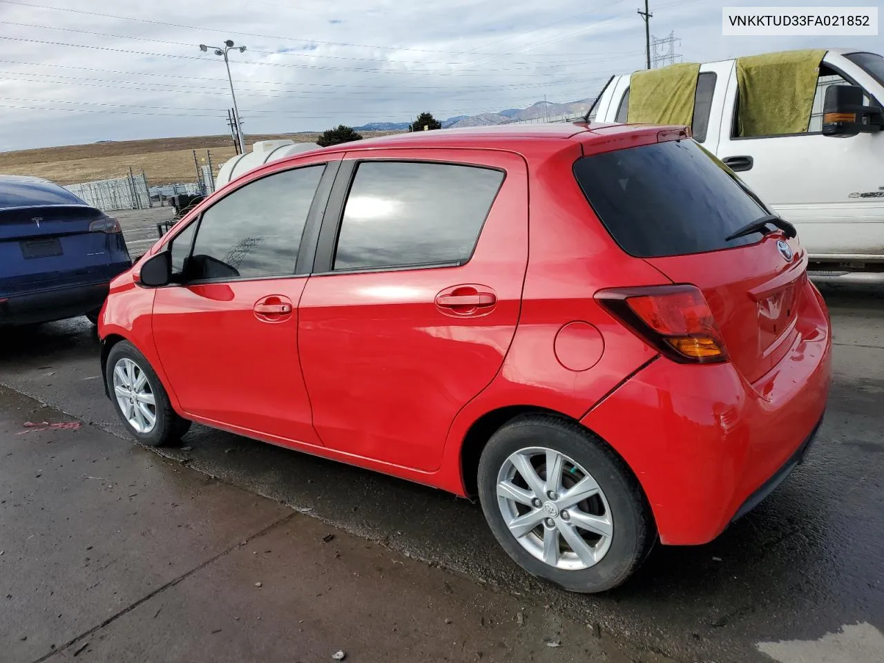 2015 Toyota Yaris VIN: VNKKTUD33FA021852 Lot: 40077044