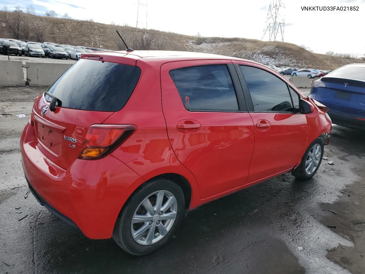 VNKKTUD33FA021852 2015 Toyota Yaris