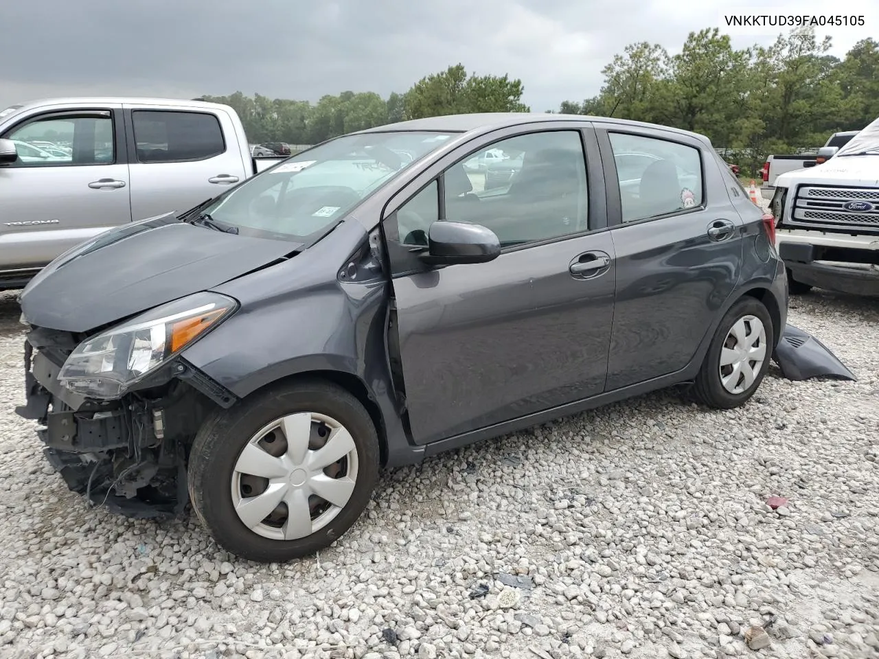 2015 Toyota Yaris VIN: VNKKTUD39FA045105 Lot: 53027474