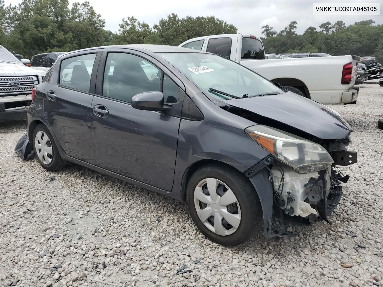 2015 Toyota Yaris VIN: VNKKTUD39FA045105 Lot: 53027474