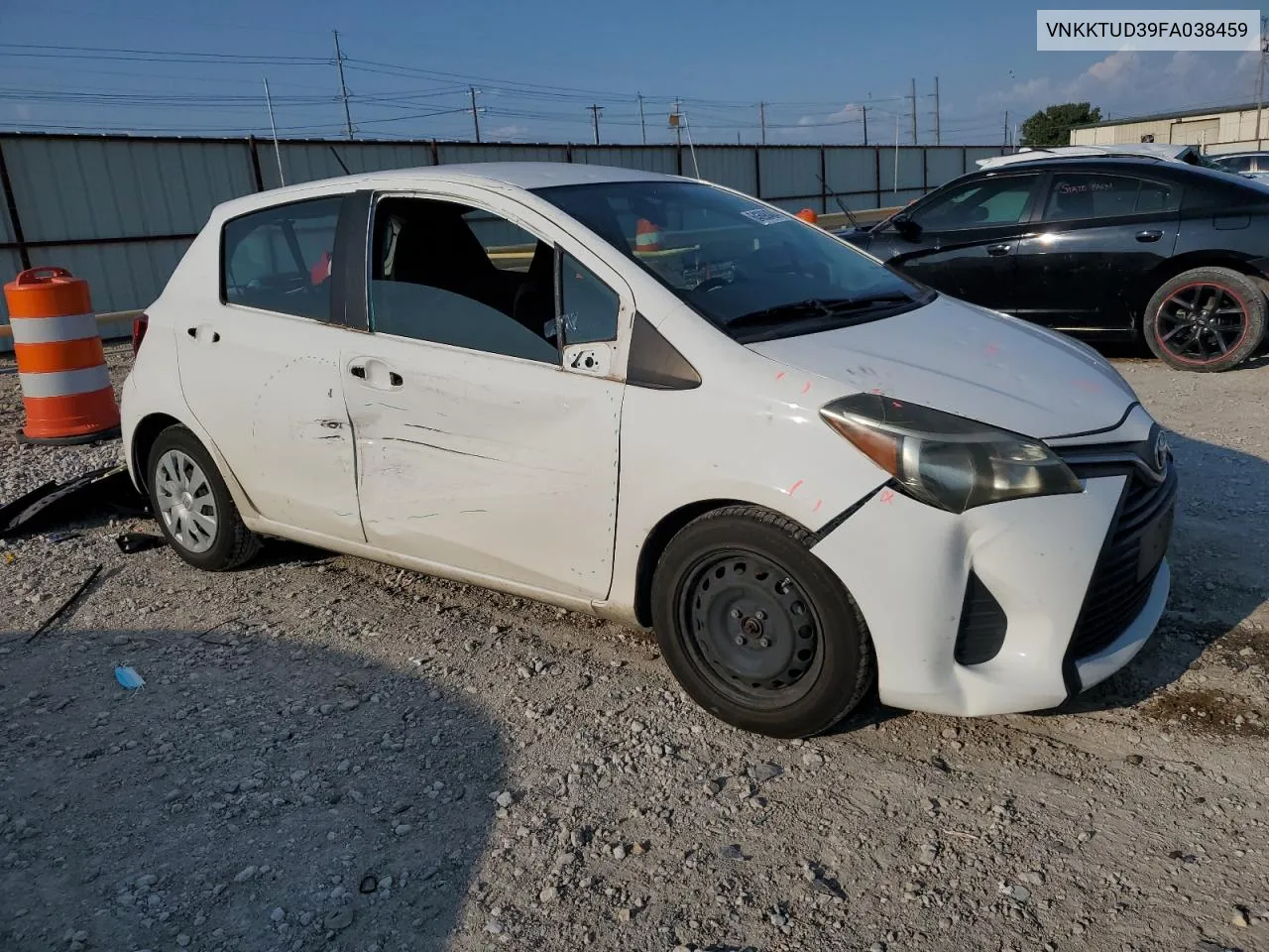 2015 Toyota Yaris VIN: VNKKTUD39FA038459 Lot: 64698404