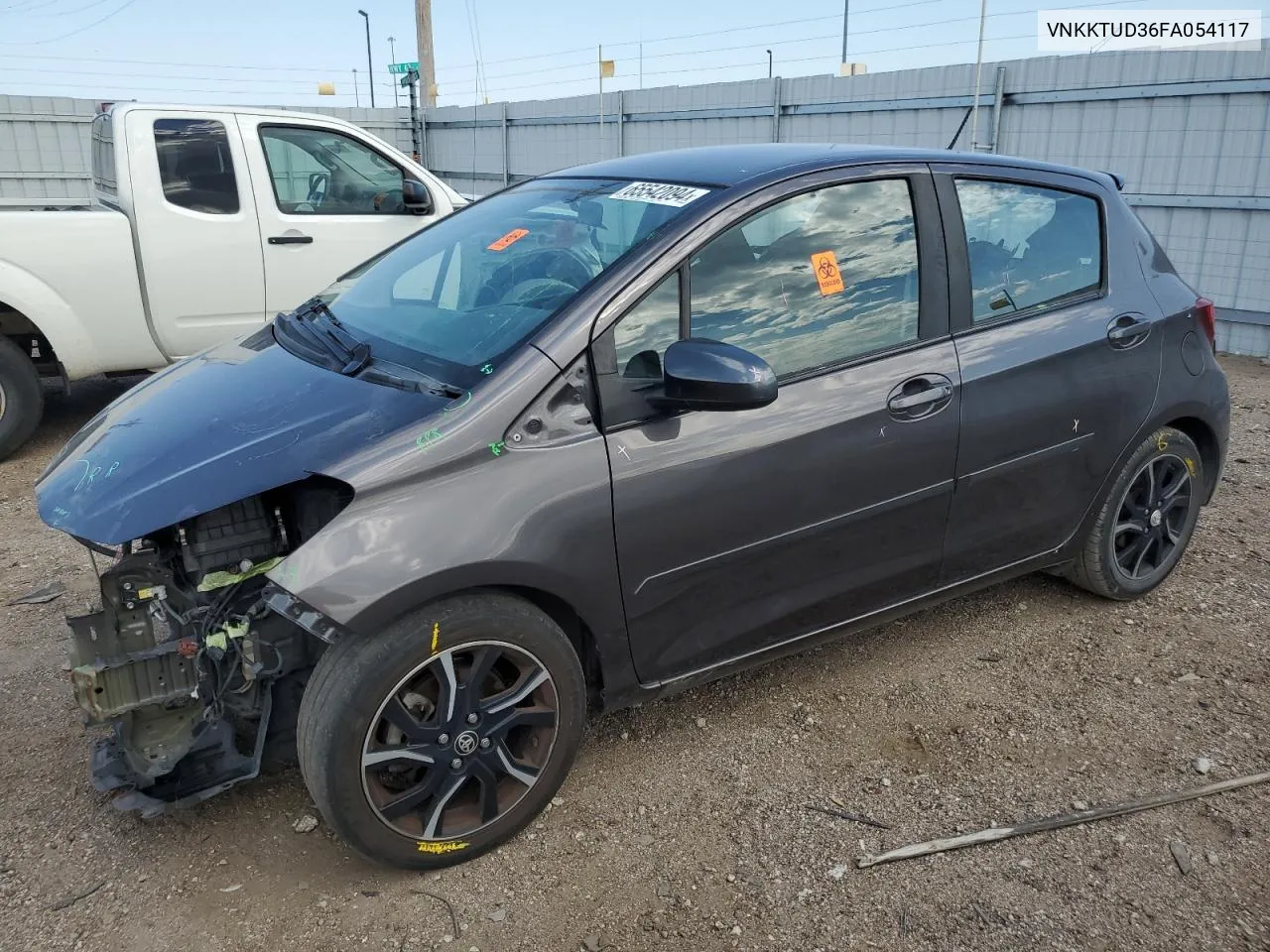 VNKKTUD36FA054117 2015 Toyota Yaris