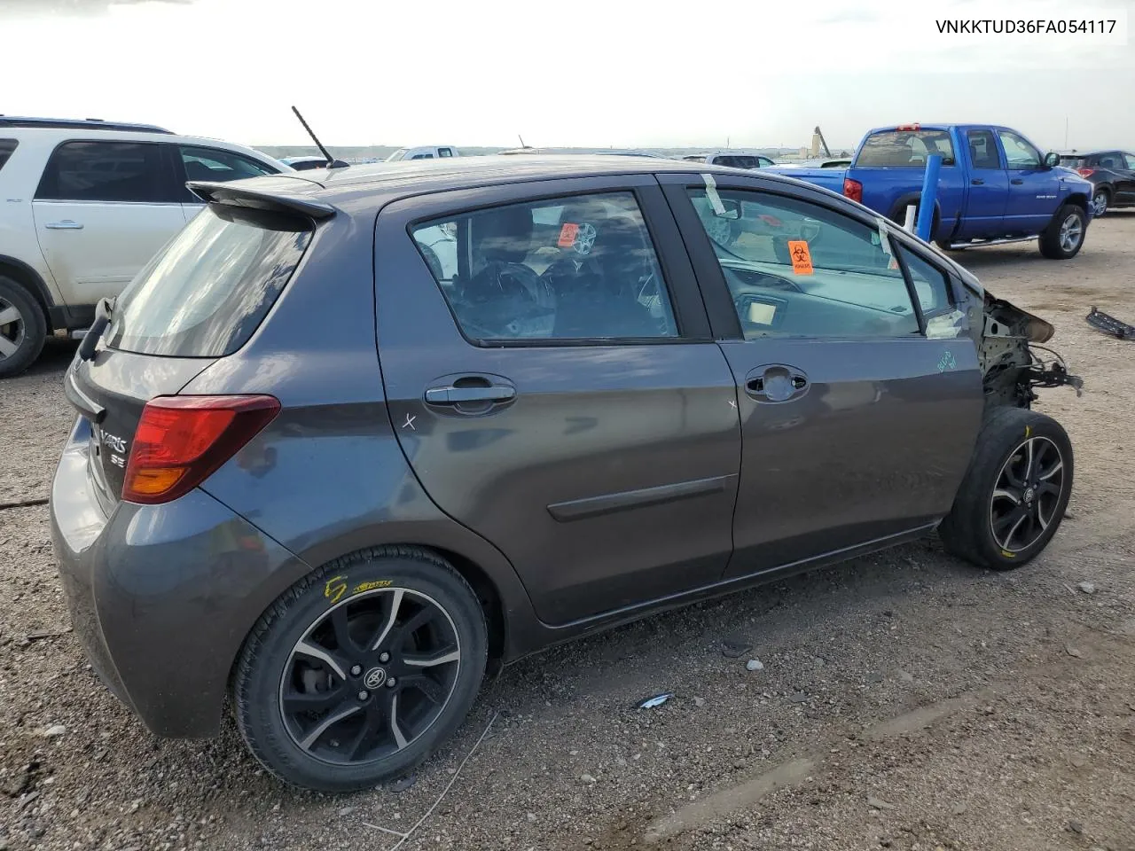 VNKKTUD36FA054117 2015 Toyota Yaris