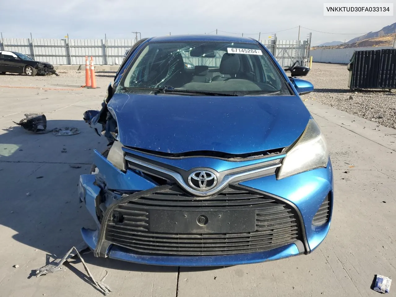 VNKKTUD30FA033134 2015 Toyota Yaris