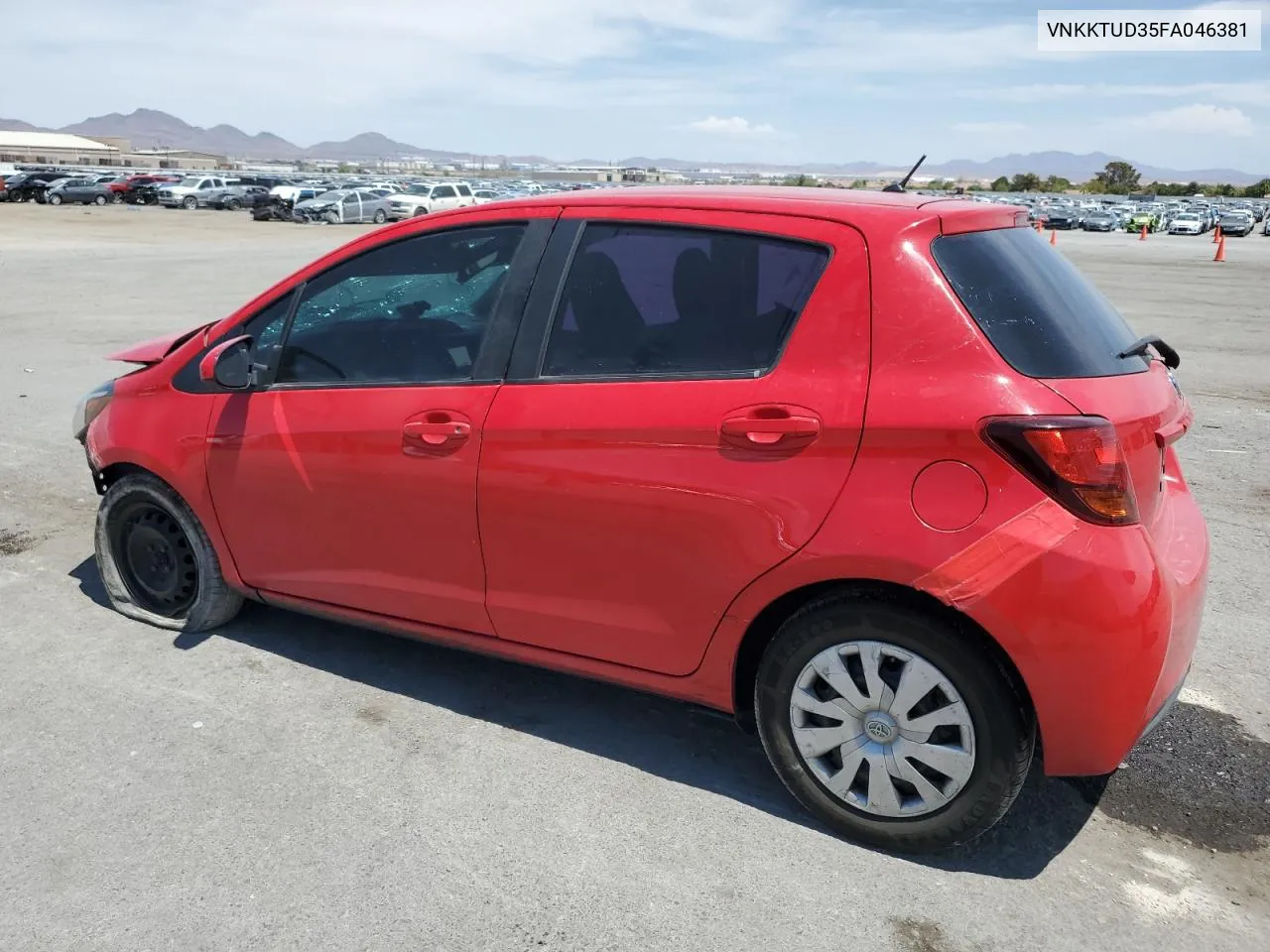 2015 Toyota Yaris VIN: VNKKTUD35FA046381 Lot: 69602594