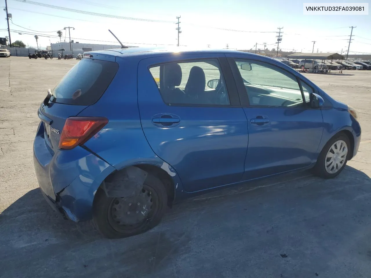 VNKKTUD32FA039081 2015 Toyota Yaris