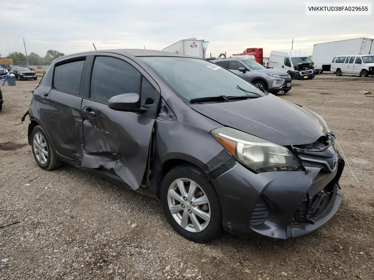 2015 Toyota Yaris VIN: VNKKTUD38FA029655 Lot: 69946924