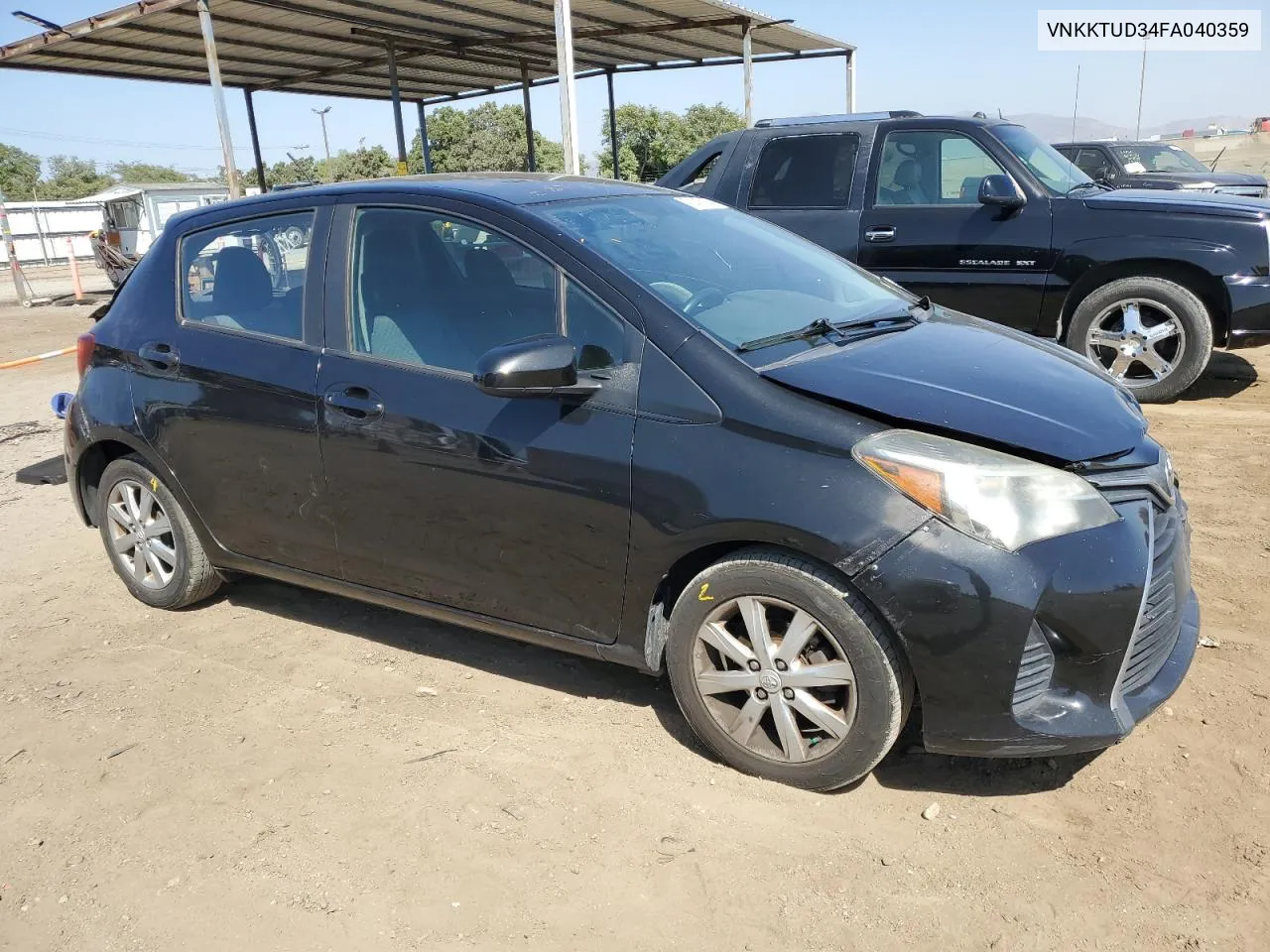 VNKKTUD34FA040359 2015 Toyota Yaris