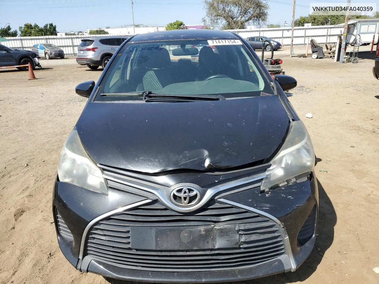 VNKKTUD34FA040359 2015 Toyota Yaris