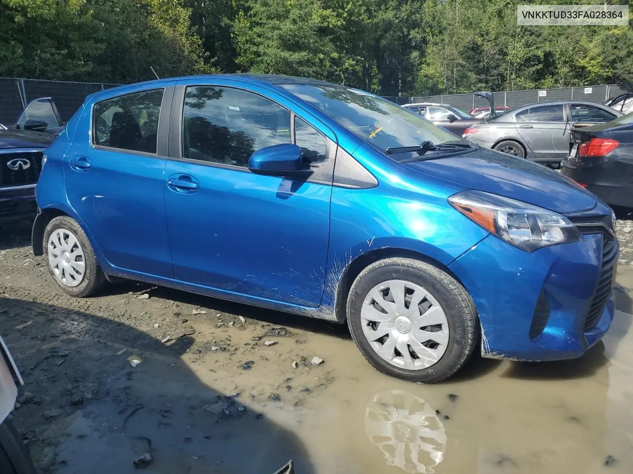 VNKKTUD33FA028364 2015 Toyota Yaris