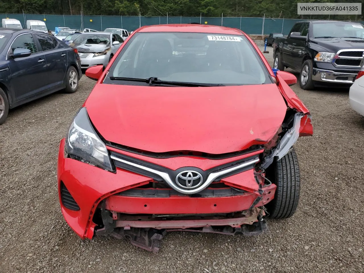 VNKKTUD36FA041335 2015 Toyota Yaris