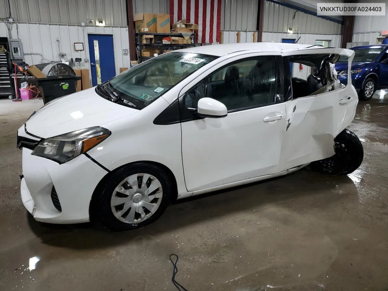 2015 Toyota Yaris VIN: VNKKTUD30FA024403 Lot: 73528114